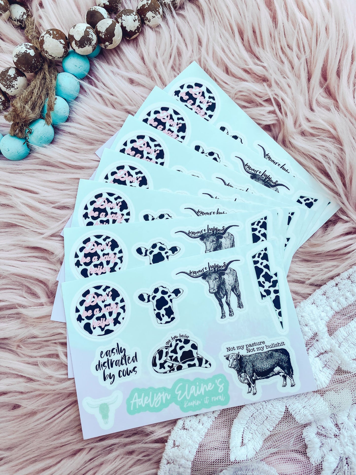 Cow - Sticker Sheet