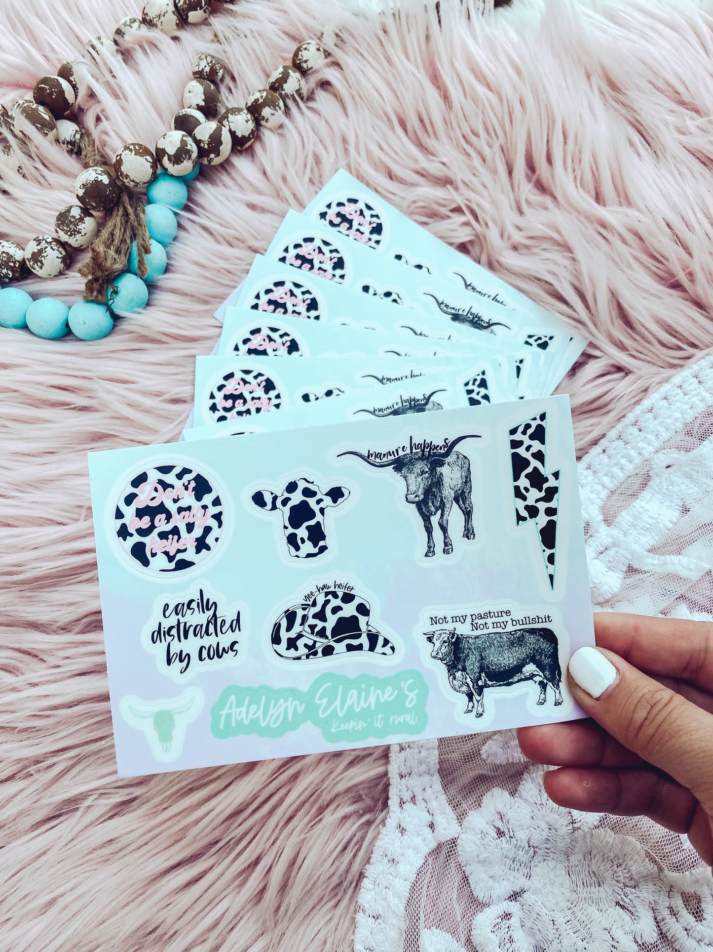 Cow - Sticker Sheet