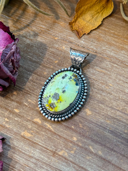 Palomino Sterling Silver Pendant – 2" x 1.25" – 8 mm Bail