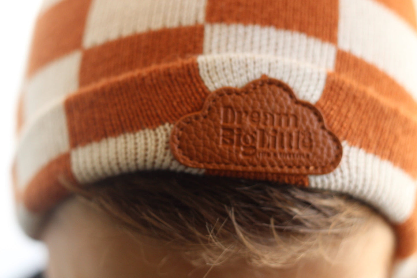 COPPER CHECKERS DREAM BEANIE