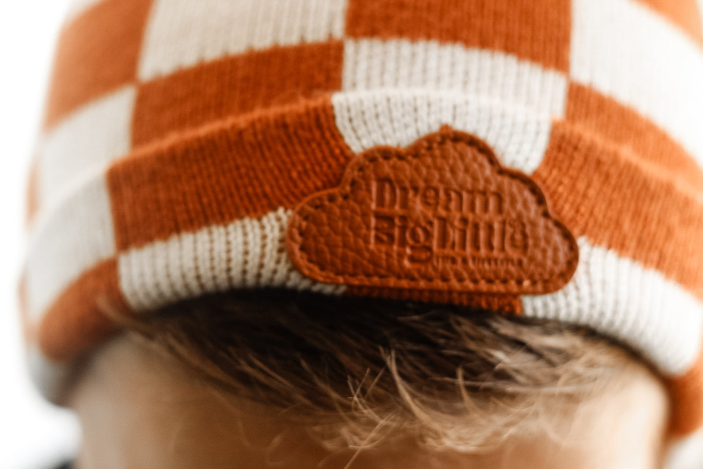 COPPER CHECKERS DREAM BEANIE