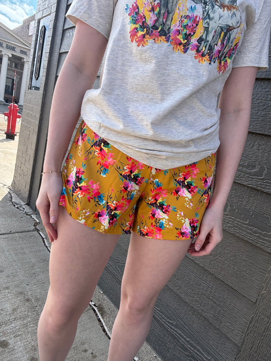 Warm Wildflower Shorts