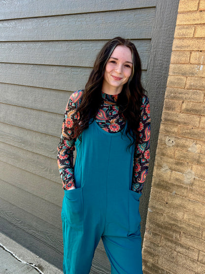 Turquoise Trails Romper