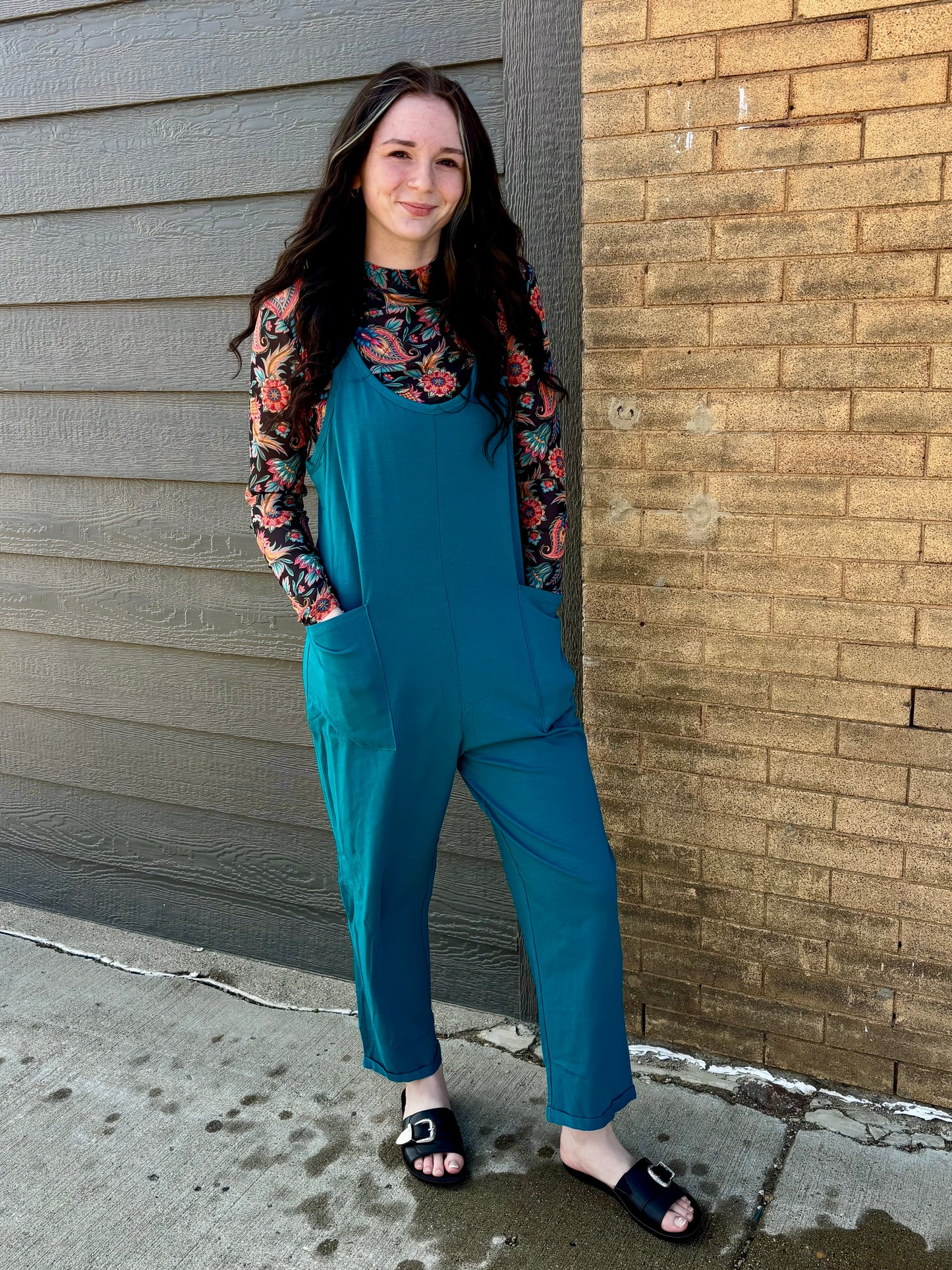 Turquoise Trails Romper