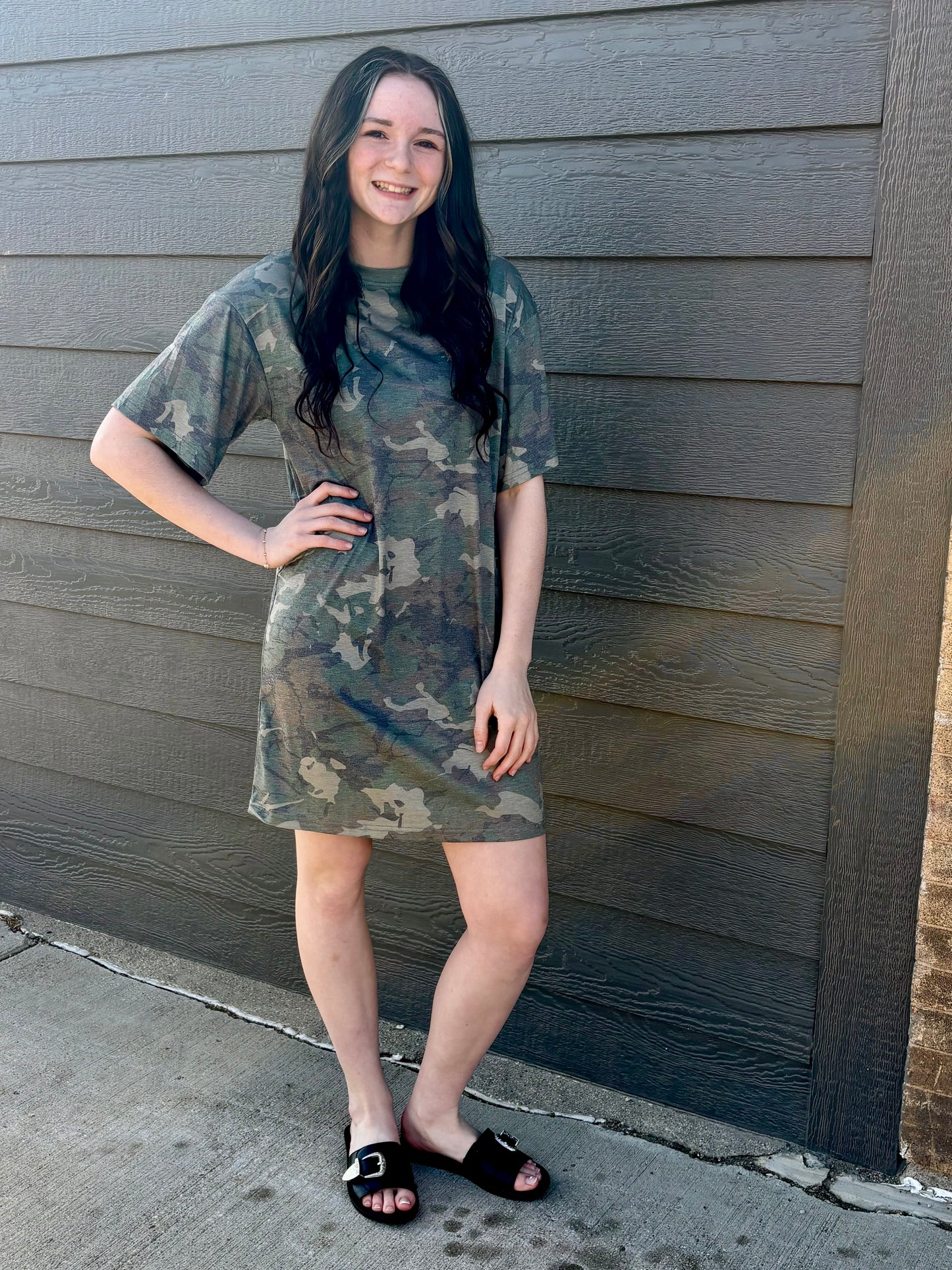 CAMO KREEK T-SHIRT DRESS