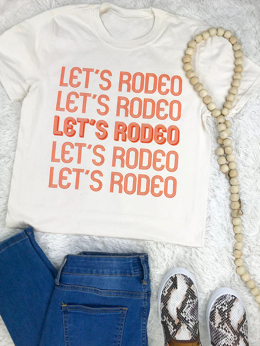 1162 Let’s Rodeo Tee