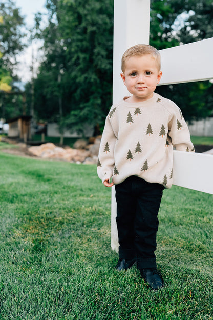 Pine Tree Knit Sweater