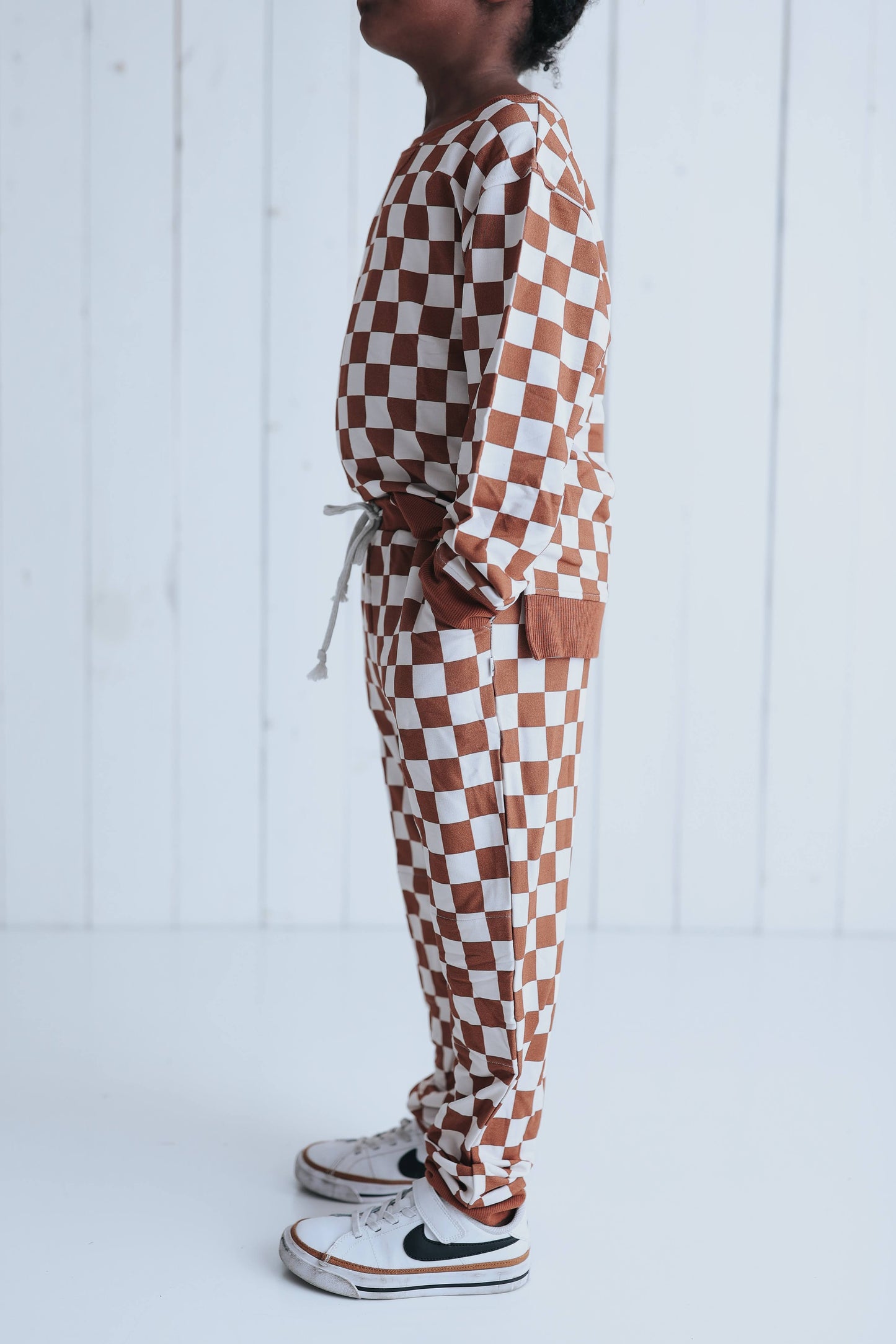 COPPER CHECKERS DREAM PULLOVER