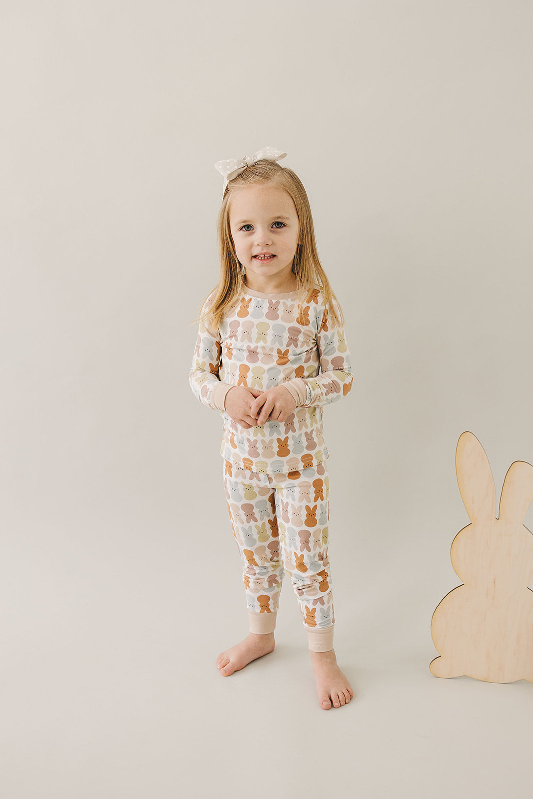 Blush Bunny Bamboo Two-piece Cozy Set