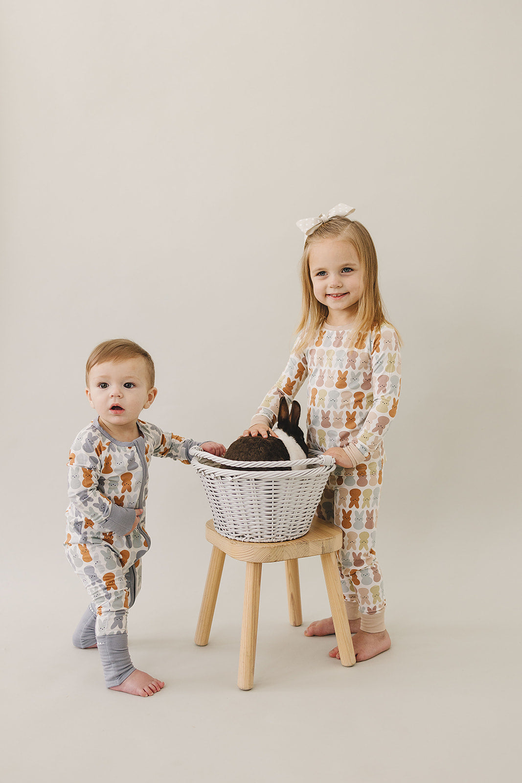 Blush Bunny Bamboo Two-piece Cozy Set