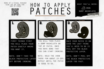 2 FLY DIY PATCH *saddle