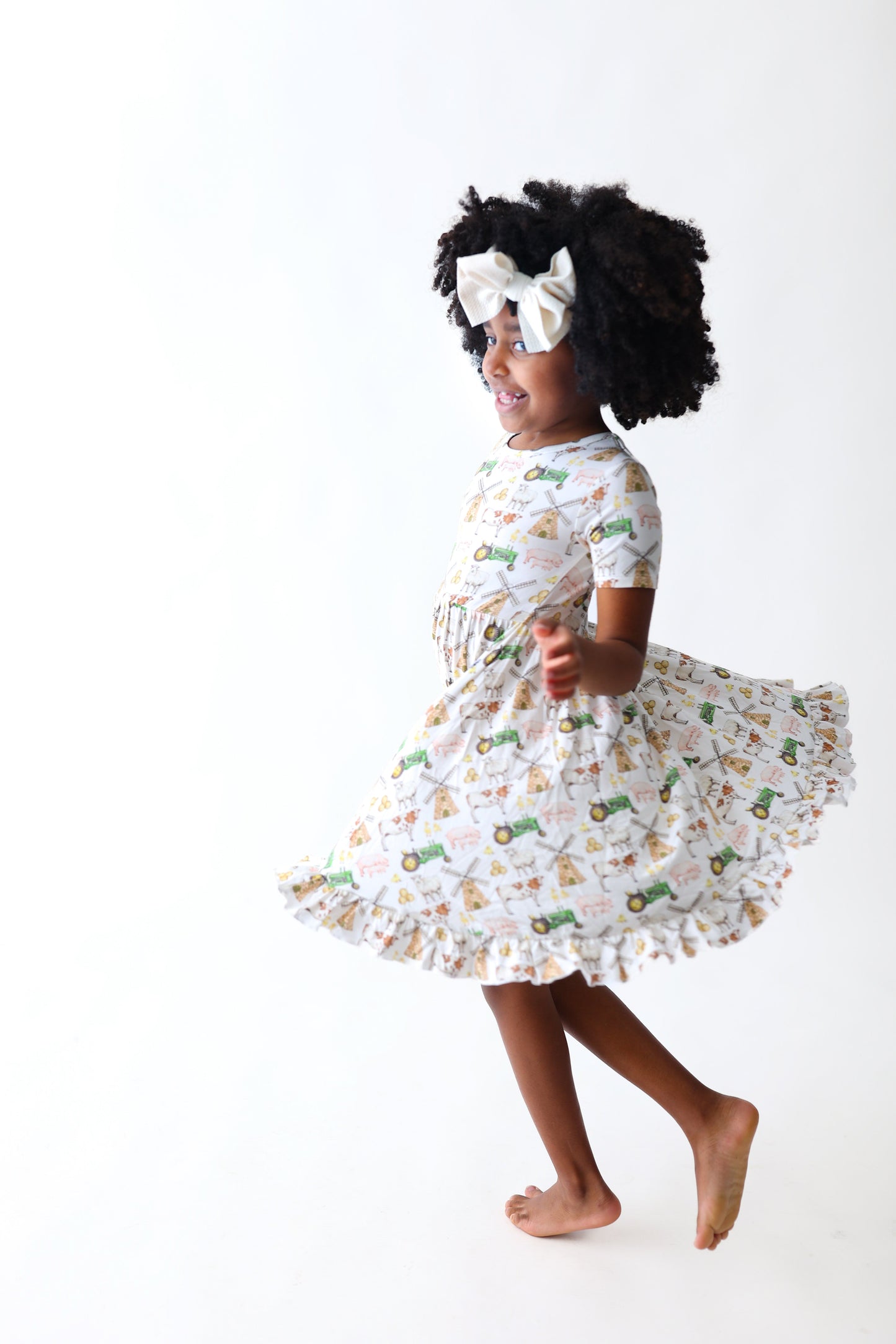 FARM LOVIN' DREAM RUFFLE DRESS