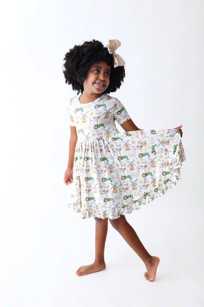 FARM LOVIN' DREAM RUFFLE DRESS