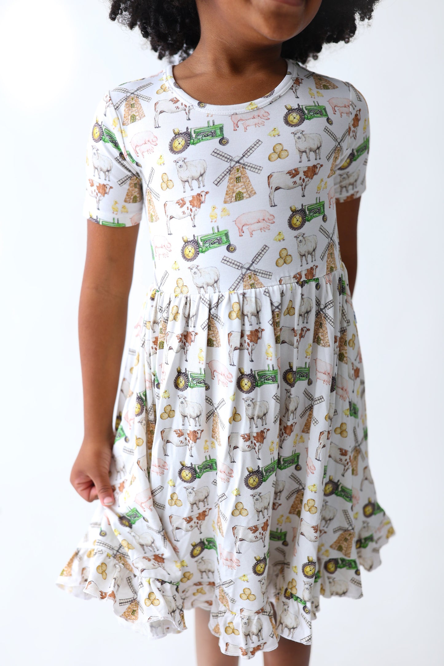 FARM LOVIN' DREAM RUFFLE DRESS