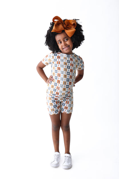 WILD WEST CHECKERS DREAM SHORT SET