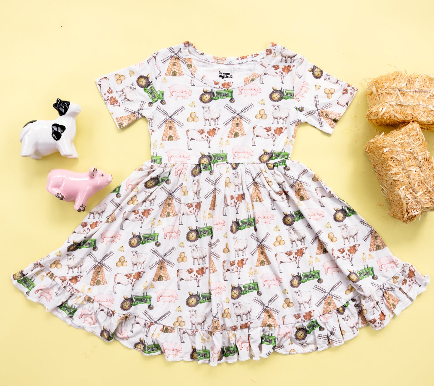 FARM LOVIN' DREAM RUFFLE DRESS