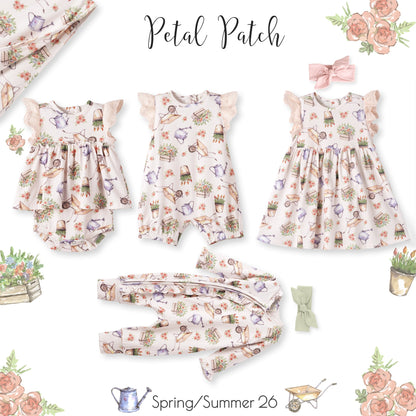 Sweet Garden Skirted Bodysuit – Bamboo Baby Outfit