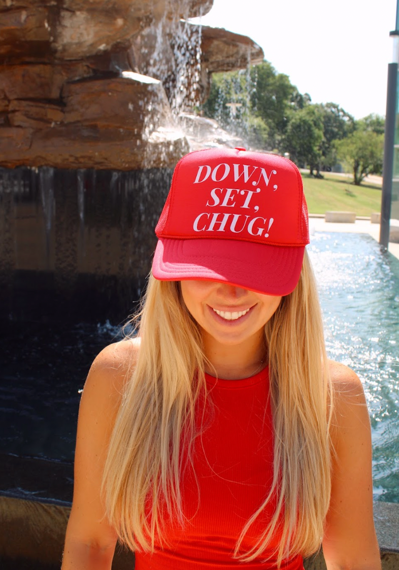 Down Set Chug Trucker Hat