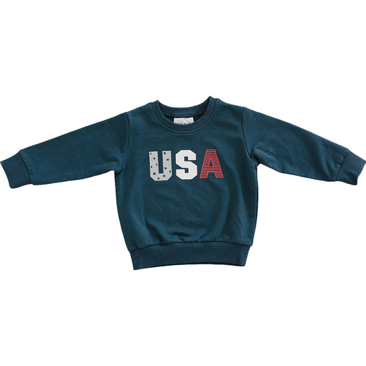 USA French Terry Crew Neck