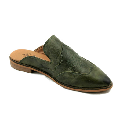 Adaire Classica Western Mule Alden Green