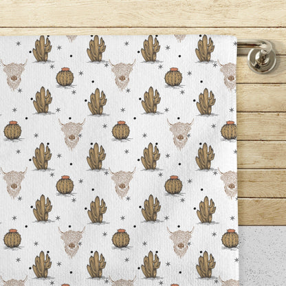 Baha Ranch Highlands Southwest Set of 4 Kitchen Dish Towels Made in America