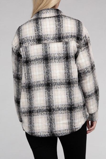 The Tylar Cozy Flannel Shacket