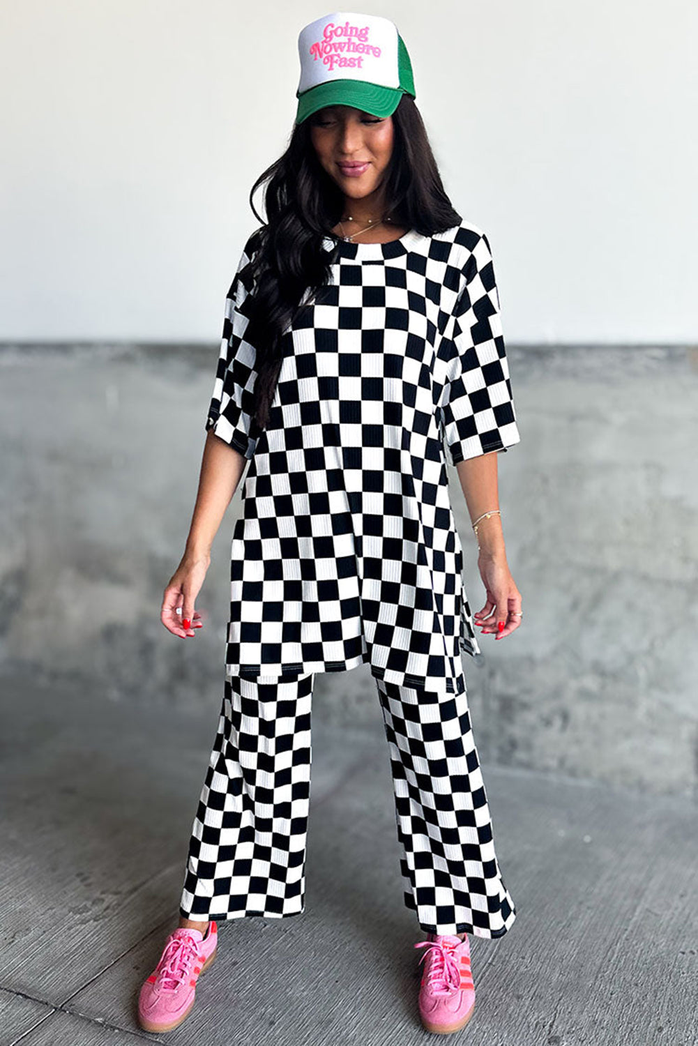 Black Checkered Set