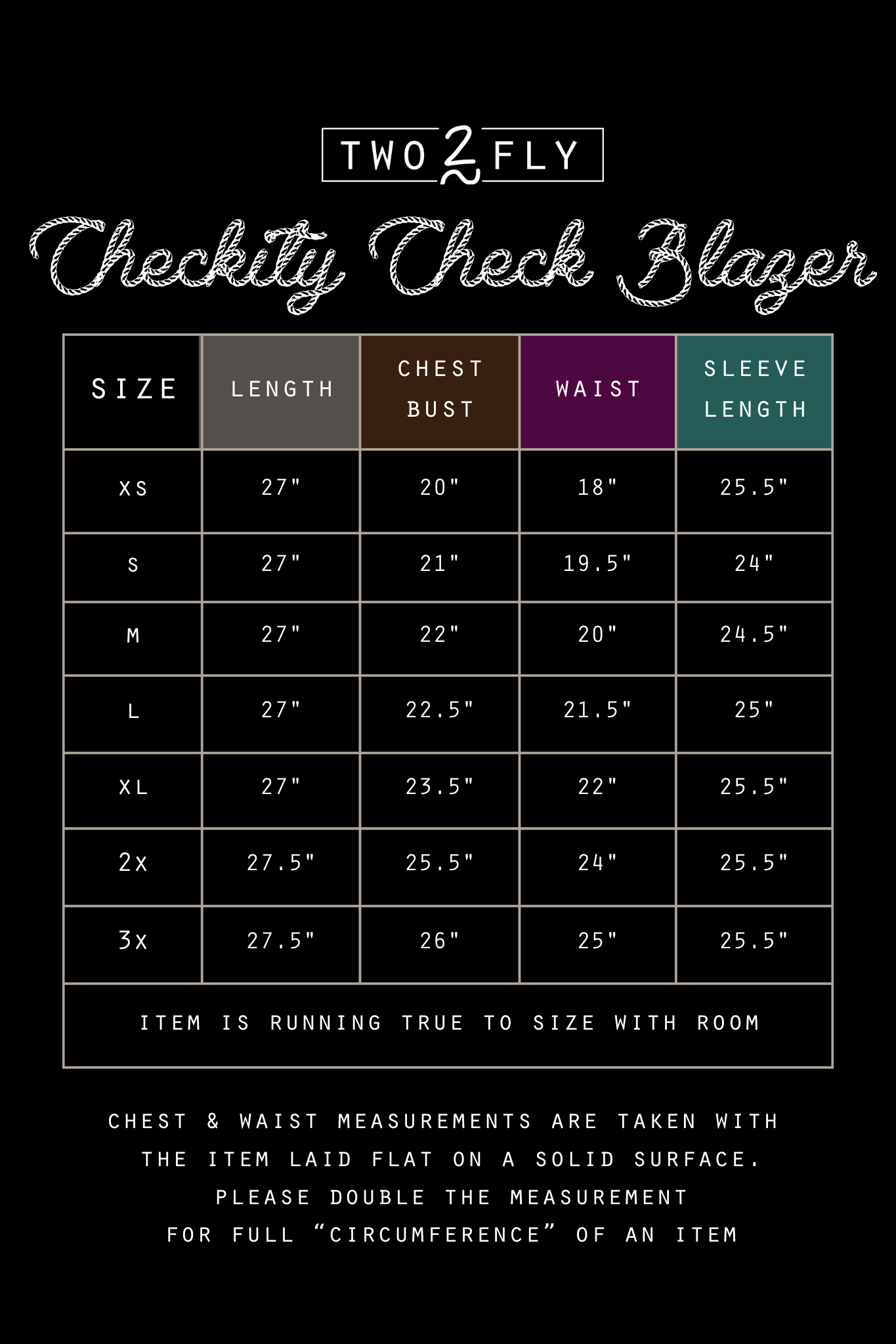 CHECKITY CHECK BLAZER