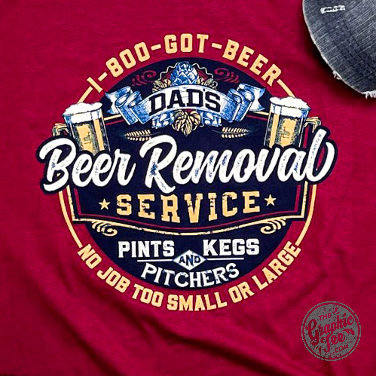 Dad's Beer Removal Service Short Sleeve Tee