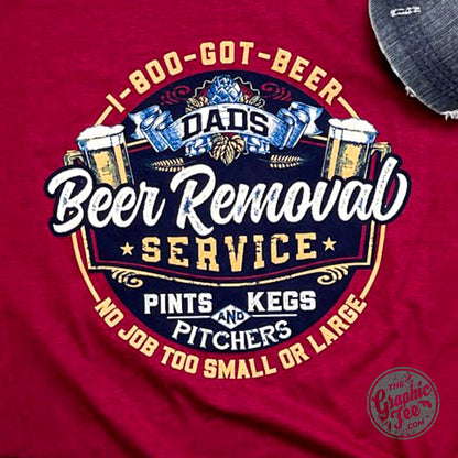 Dad's Beer Removal Service Short Sleeve Tee