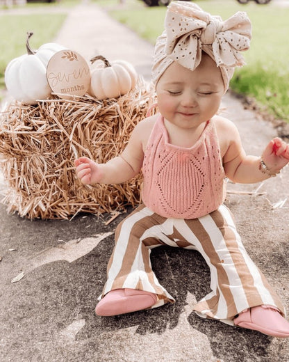 Drake Crochet Halter Romper - Candy Pink