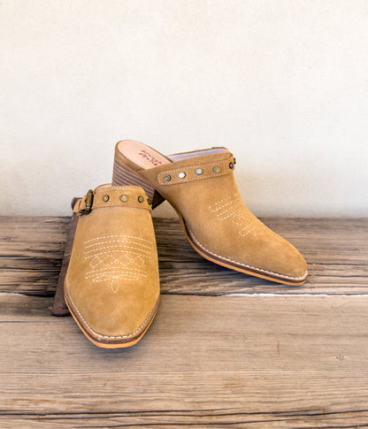 Drancy Western Mule in Tan