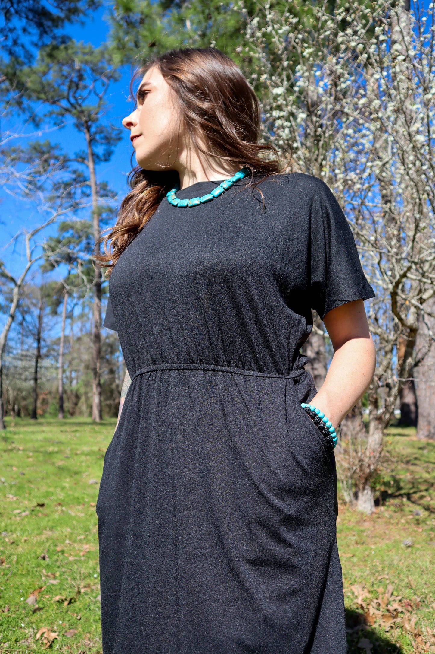 Brown Eyed Girl Scoop Neck Dress