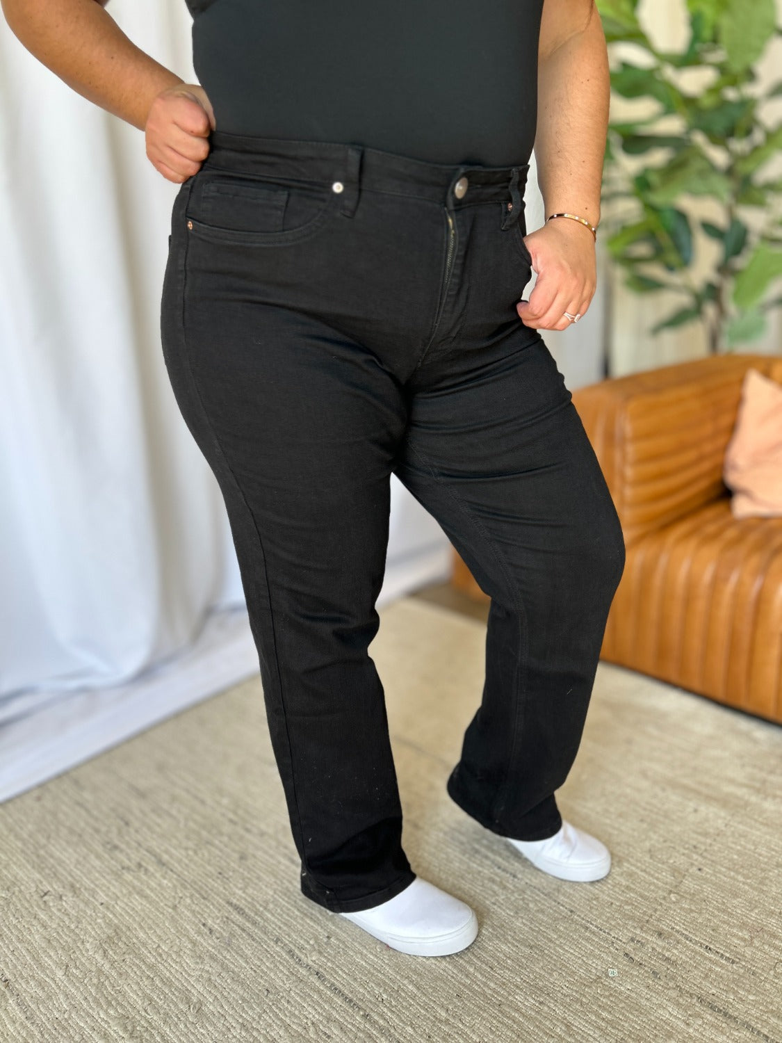 RFM High Rise Straight Tummy Control Jeans