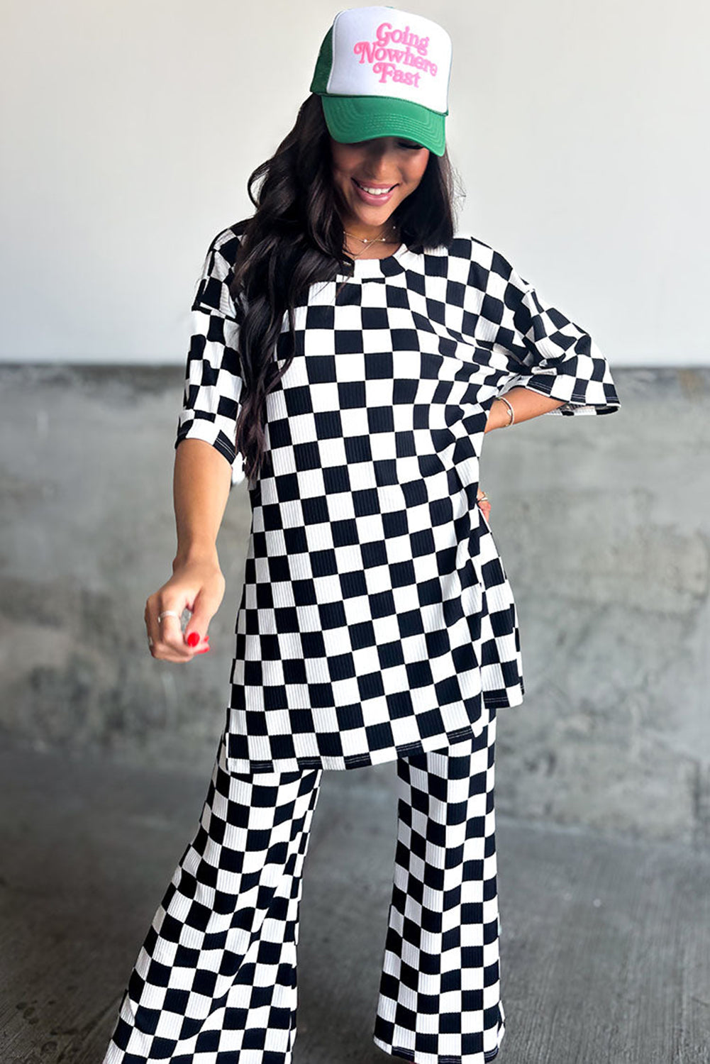 Black Checkered Set