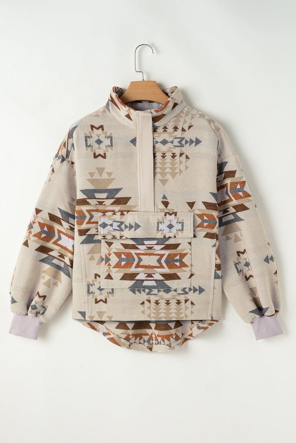 Apricot Aztec Sweatshirt