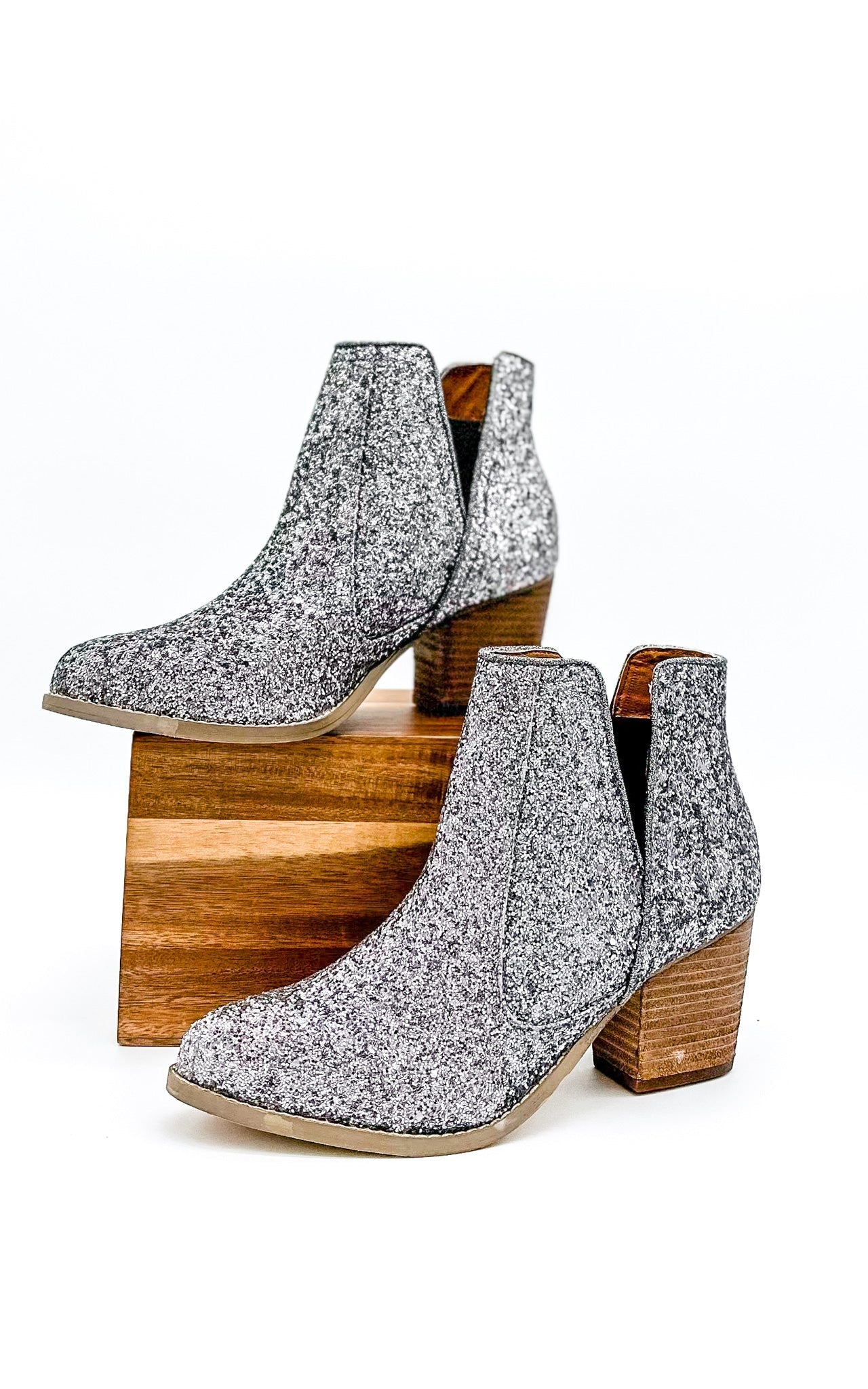 Fiera Booties in Pewter - Rural Haze