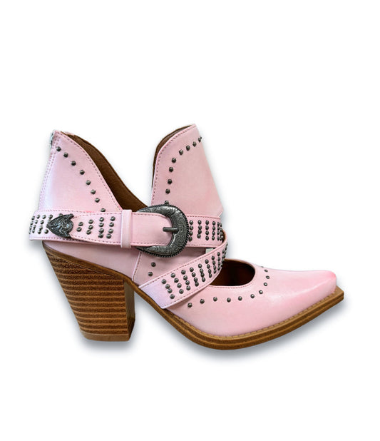 Fiona Ankle Boot in Pink