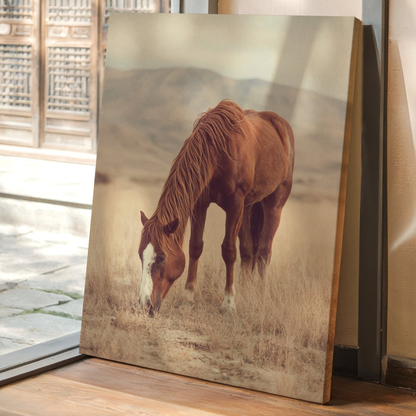 The Last Bite of Sunlit Grass