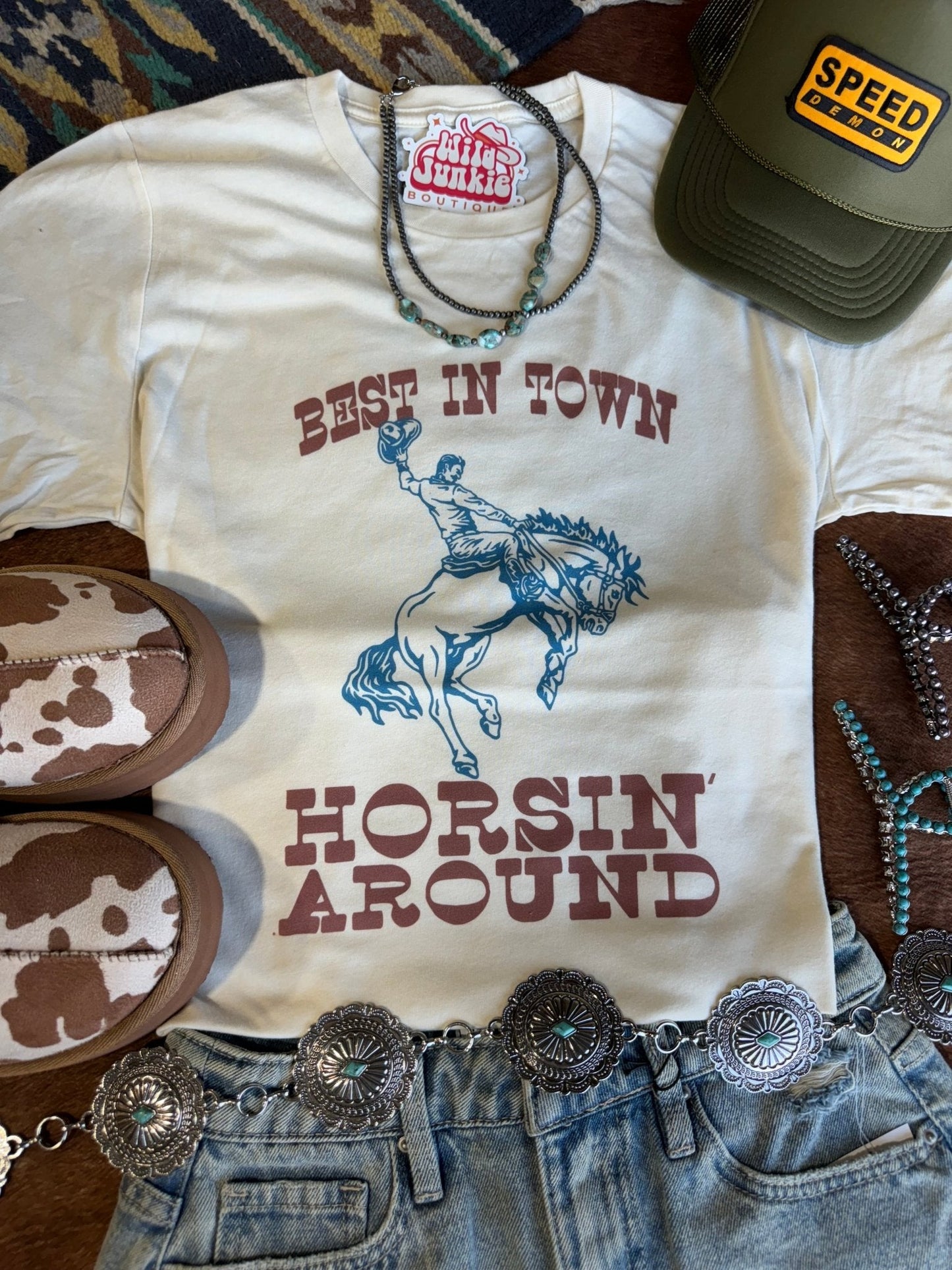 Horsin' Around Graphic Tee