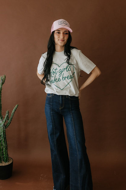 Hot Girls Make Bread Graphic Tee