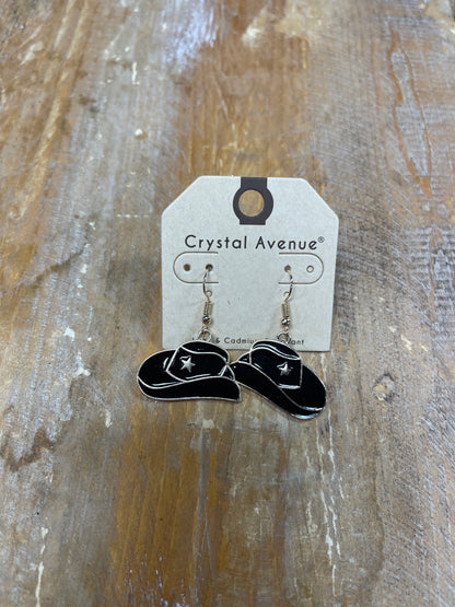 Cowboy Hat Earrings