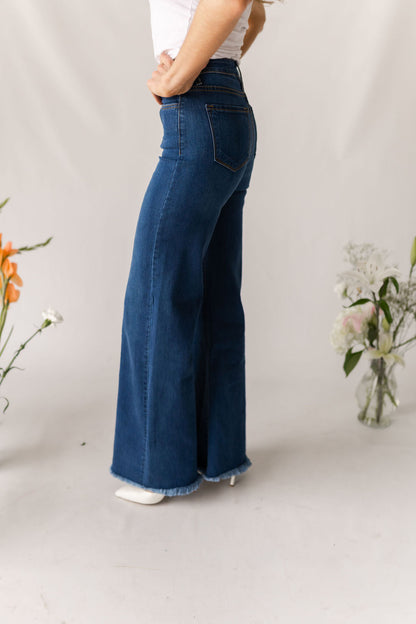 The Loretta Flares in Medium Wash