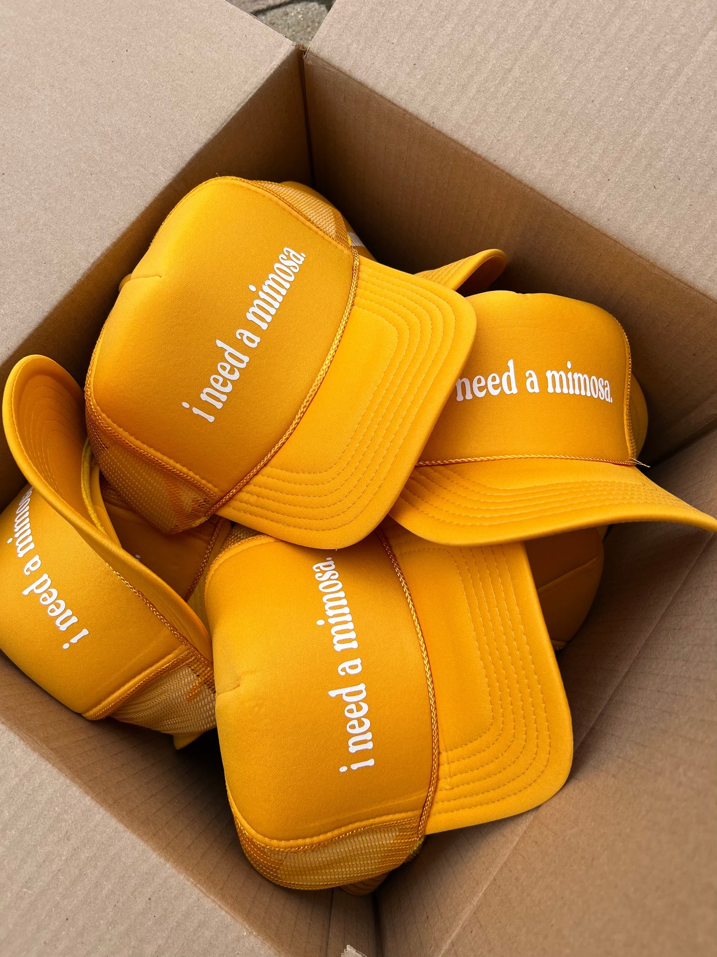 I Need a Mimosa Trucker Hat