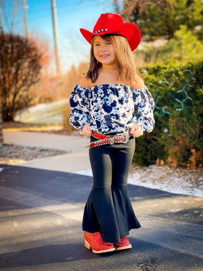 Firecracker Red Glitter Belt