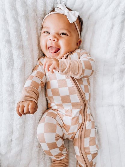 SANDY CHECKERS DREAM ROMPER