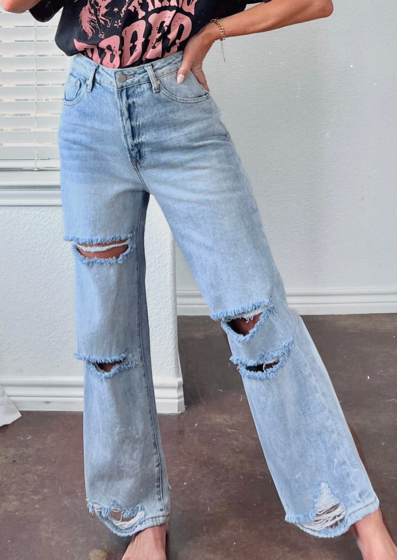 The Brandy Straight Leg Jean