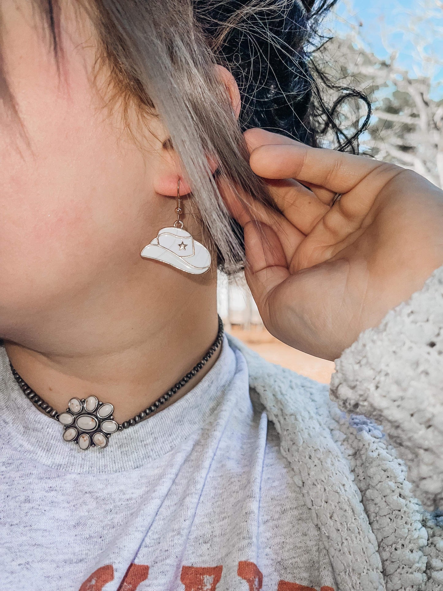 Cowboy Hat Earrings