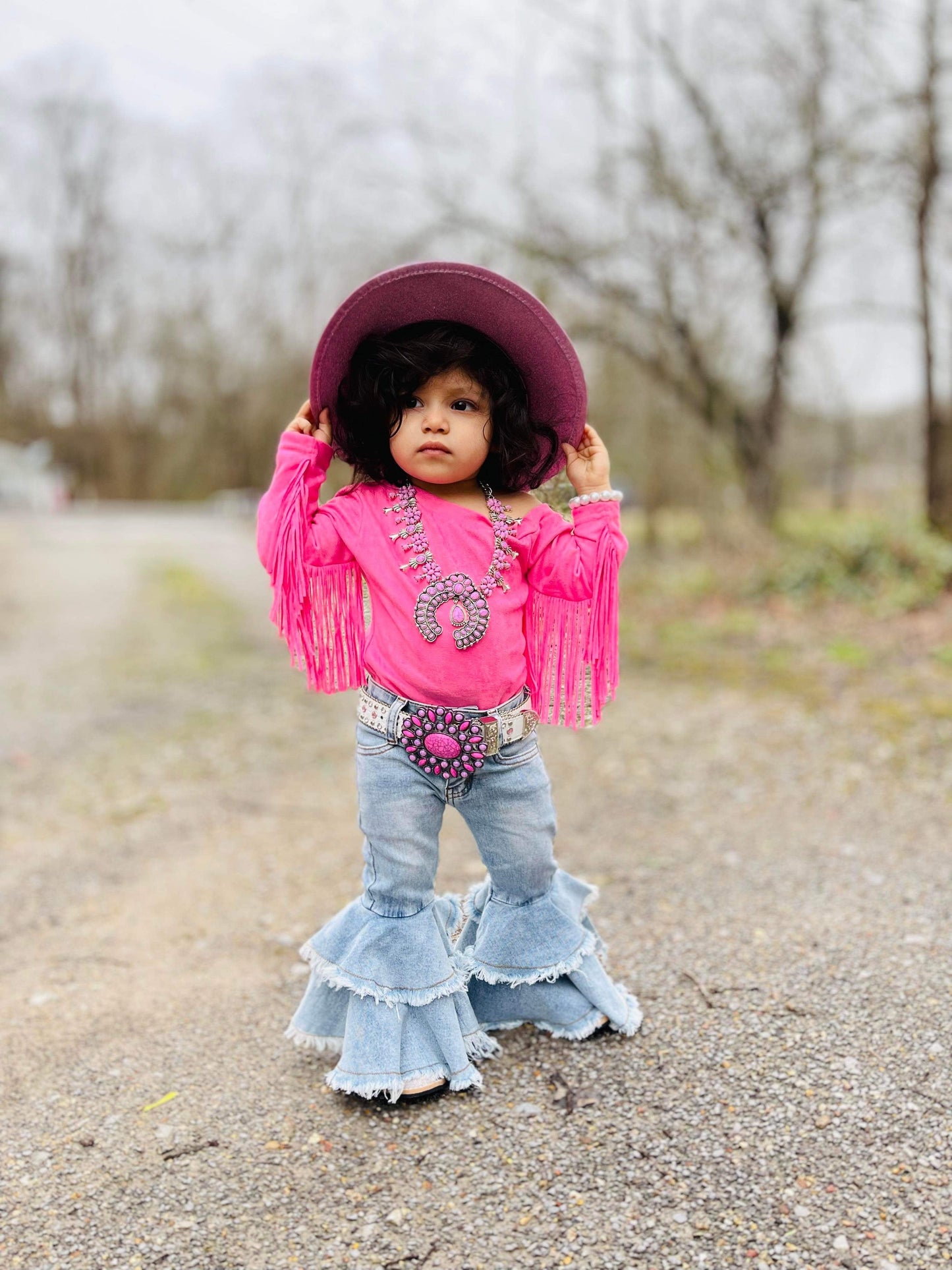 Pink Steerhead Belt