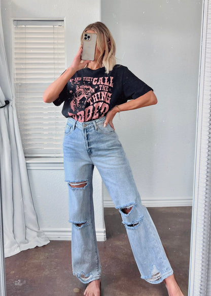 The Brandy Straight Leg Jean